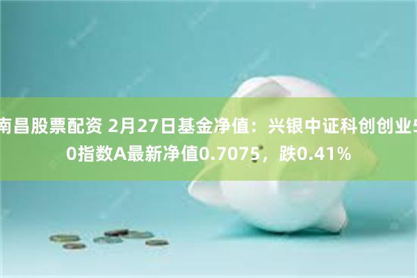 南昌股票配资 2月27日基金净值：兴银中证科创创业50指数A最新净值0.7075，跌0.41%