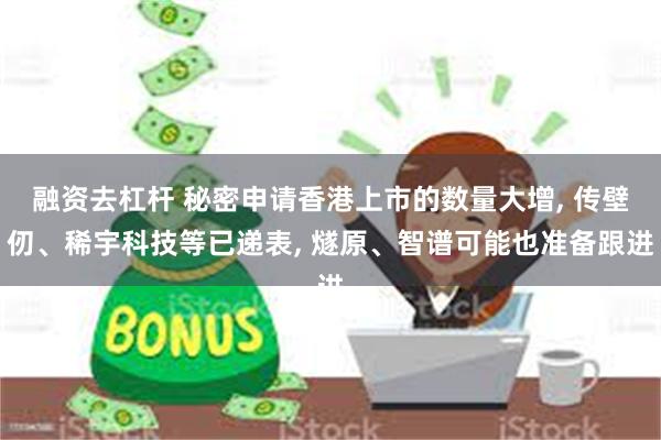 融资去杠杆 秘密申请香港上市的数量大增, 传壁仞、稀宇科技等已递表, 燧原、智谱可能也准备跟进